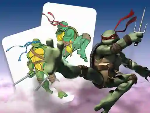遊戲Ninja Turtles Memory card Match在線