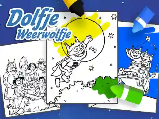 遊戲Coloring Alfie The Werewolf在線