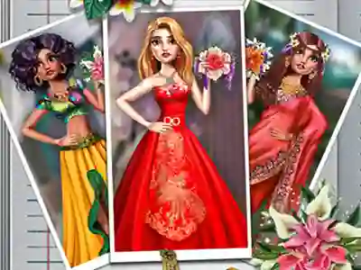 遊戲Exotic Wedding Looks在線