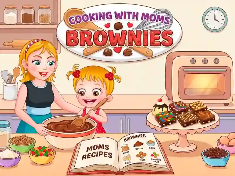 遊戲Moms Recipes Brownies在線