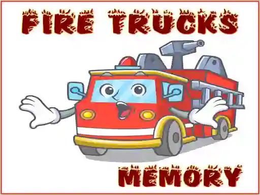 遊戲Fire Trucks Memory在線