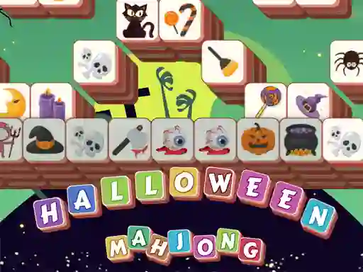 遊戲Halloween Mahjong Tiles在線
