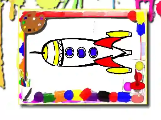 遊戲Rockets Coloring Book在線