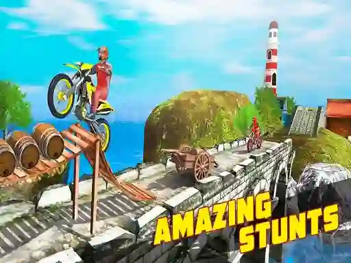 遊戲Crazy Imposible Tricky Bmm Bike Racing Stunt在線