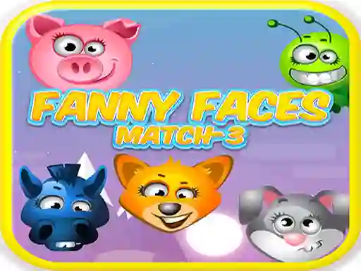 遊戲Funny Faces Match-3在線