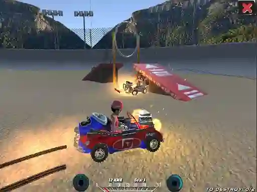 遊戲Demolition Cartoon Car Crash Derby在線