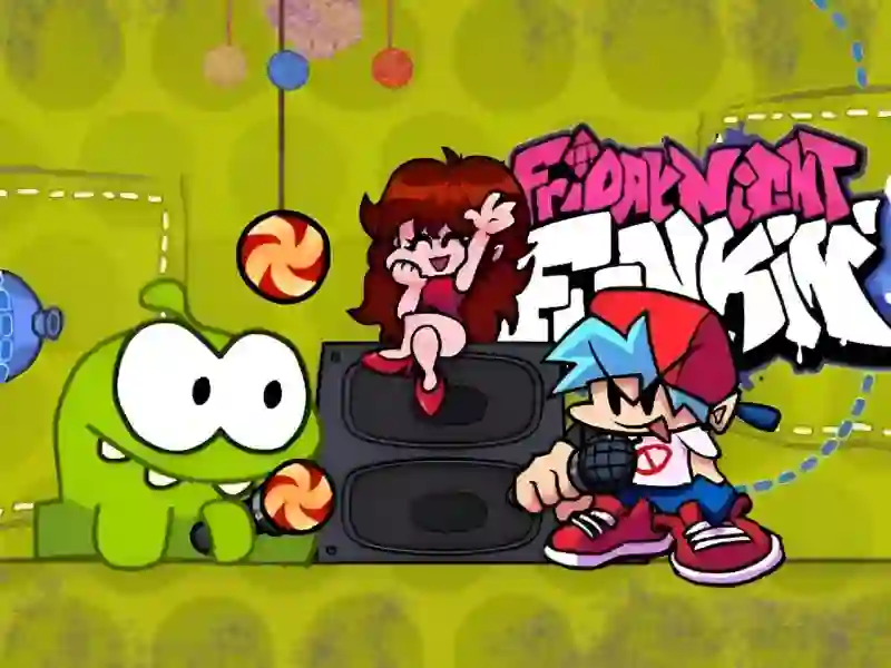 遊戲Friday Night Funkin VS Om Nom from Cut The Rope在線