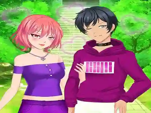 遊戲Anime Dress Up Games For Couples在線