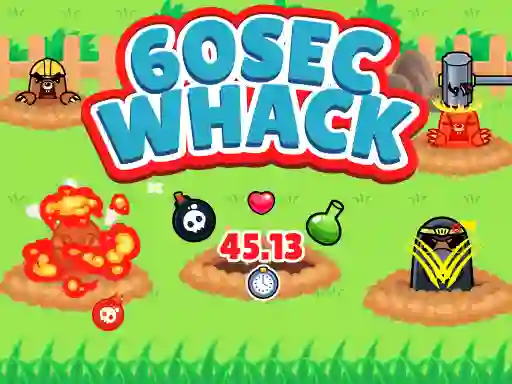 遊戲60 Second Whack在線