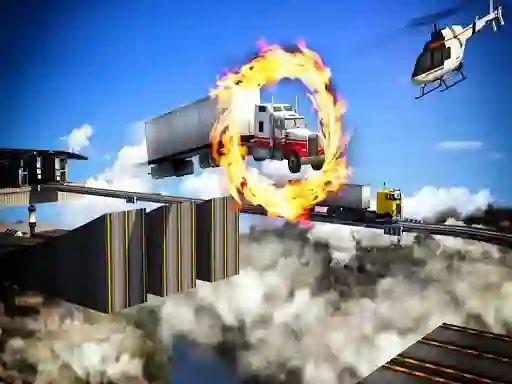 遊戲Impossible Truck Driving Stunt Track Parking在線