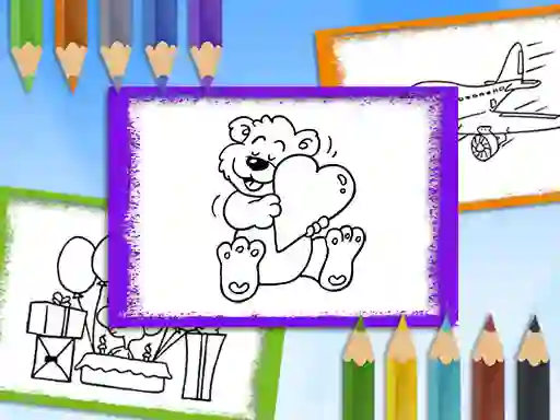 遊戲Cartoon Coloring Book在線