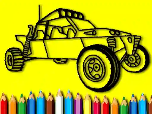 遊戲Back To School: Rally Car Coloring Book在線