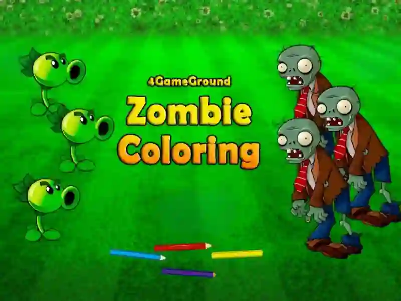 遊戲4GameGround Zombie Coloring在線