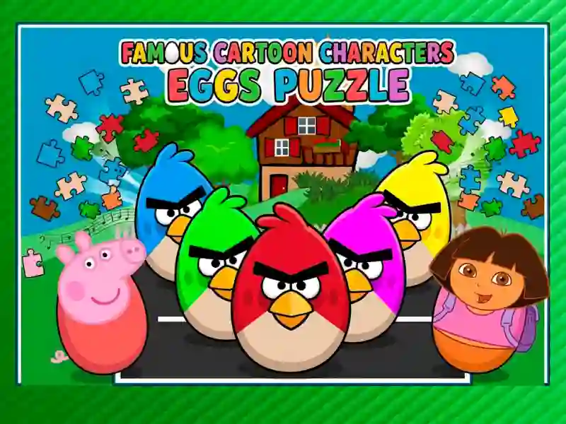 遊戲Famous Cartoon Characters Eggs在線