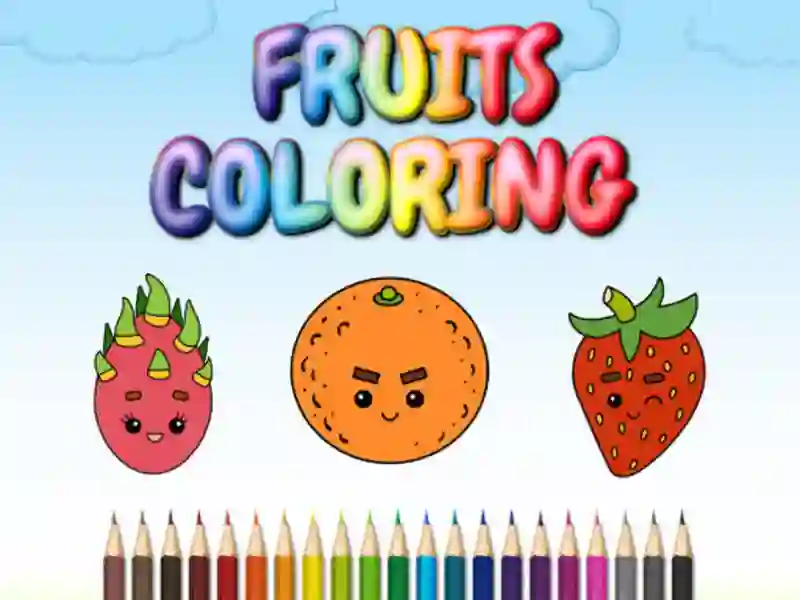遊戲FRUITS COLORING在線
