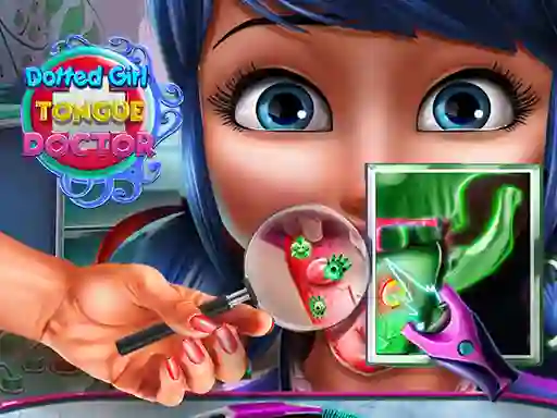 遊戲Dotted Girl Tongue Doctor在線