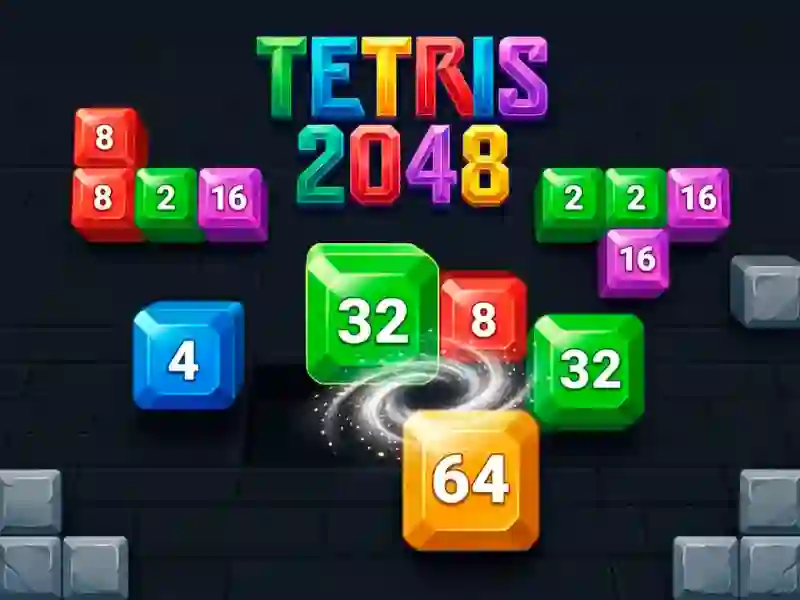 遊戲Tetris 2048在線