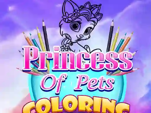 遊戲Princess Of Pets Coloring在線