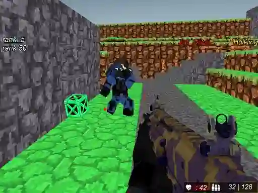 遊戲Blocky Wars Advanced Combat Swat Multiplayer在線