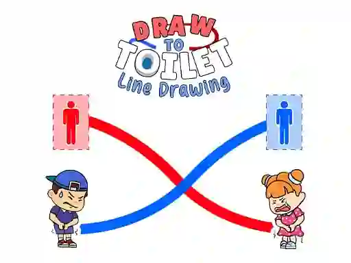 遊戲Draw To Toilet Line Drawing在線
