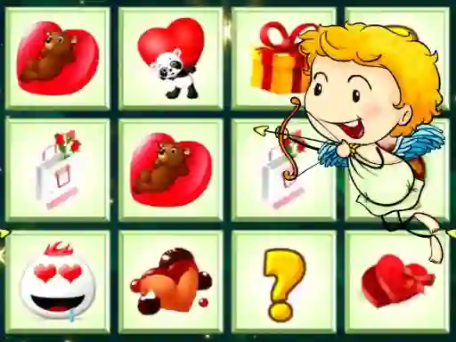 遊戲Valentines Cards Match在線