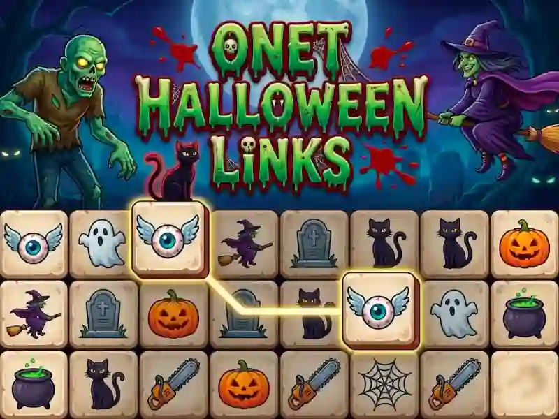 遊戲ONet Halloween Links在線