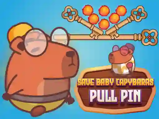 遊戲Save Baby Capybaras Pull Pin在線