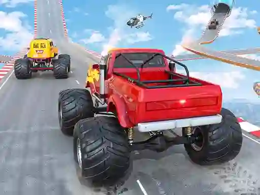 遊戲Mega Ramp Monster Truck Race在線