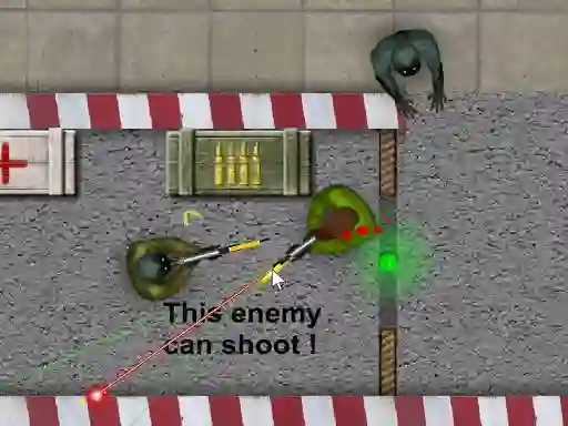 遊戲Zombie Shooting 2D在線
