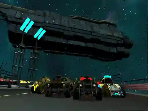 遊戲Moon Car Stunt在線