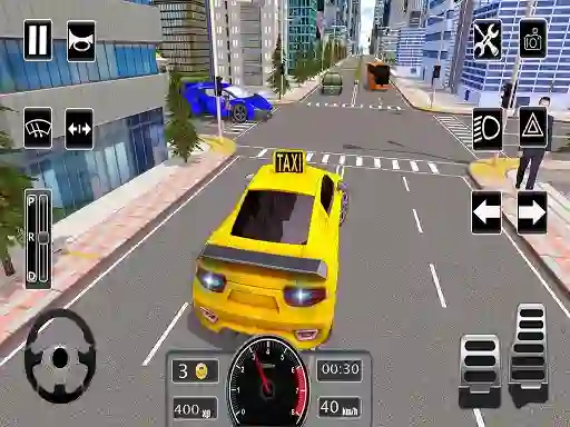 遊戲Modern City Taxi Car Simulator在線