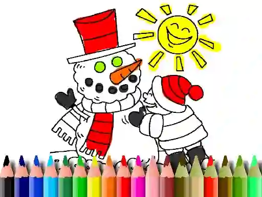 遊戲Back To School: Winter Time Coloring在線