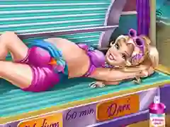 遊戲Pregnant Princess Tanning Solarium在線