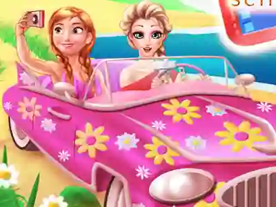 遊戲Princesses Road Trip Fun在線