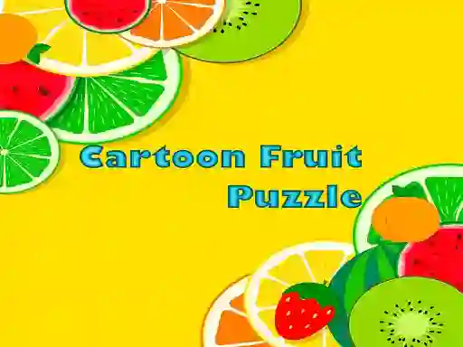 遊戲Cartoon Fruit Puzzle在線