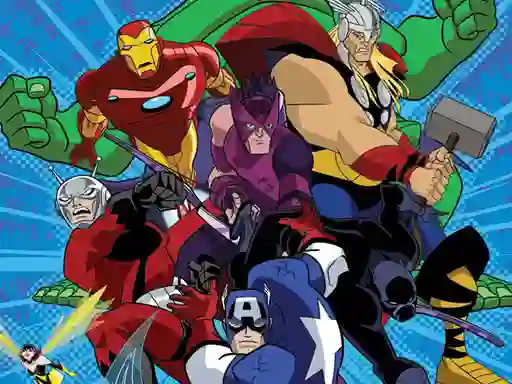 遊戲Avengers Coloring在線