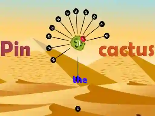 遊戲Pin the cactus在線