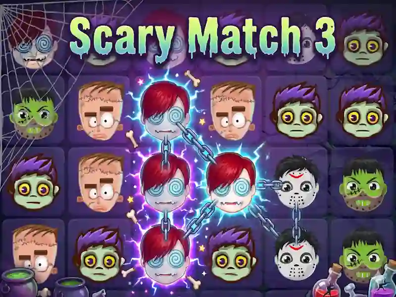 遊戲Scary Match 3在線