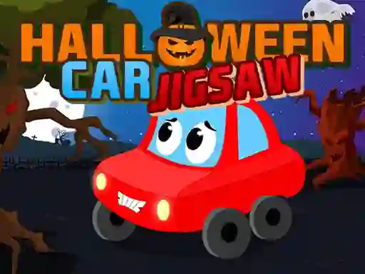 遊戲Halloween Car Jigsaw在線