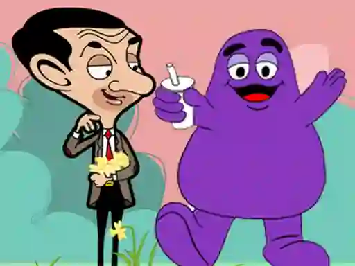遊戲When Mr Bean meet Grimace在線