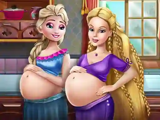 遊戲Happy Princesses Pregnant BFFS在線