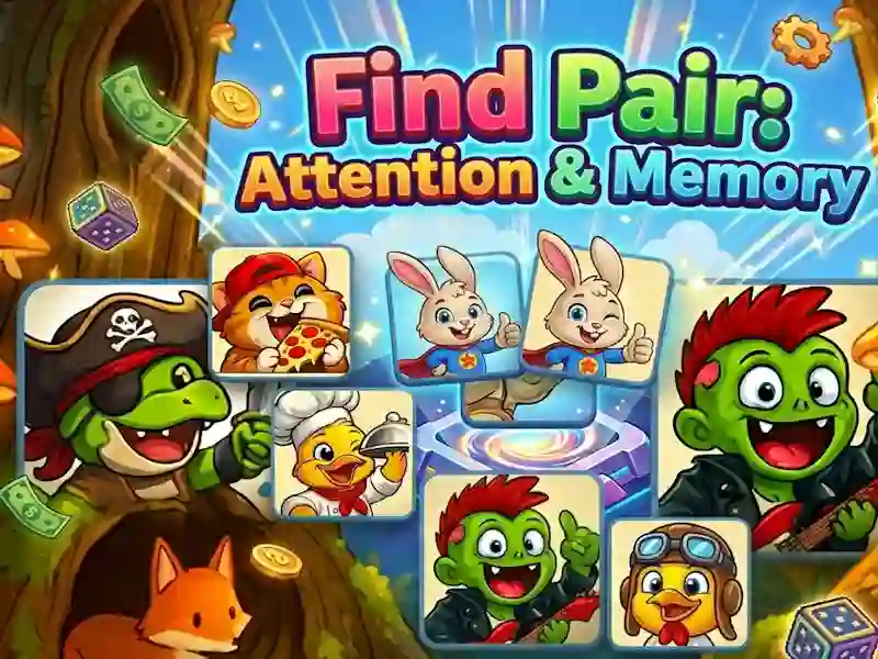 遊戲Find Pair: Attention & Memory在線