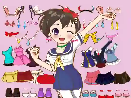 遊戲Anime Dress Up Mania在線