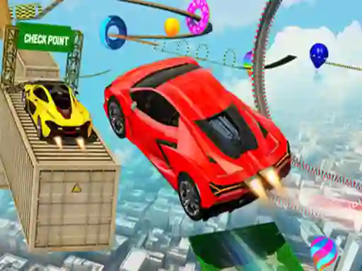 遊戲Crazy Car Stunt Descent GT在線