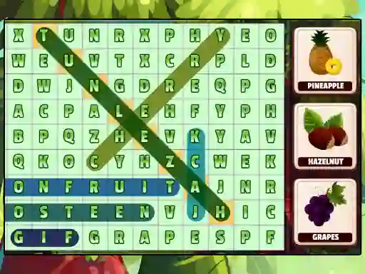 遊戲Word Search Fruits在線