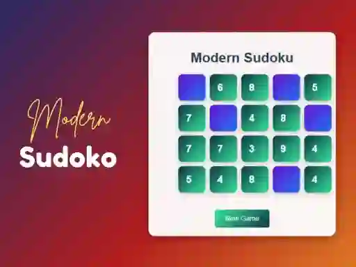 遊戲Modern Sudoku在線