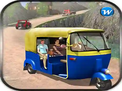 遊戲Public Tricycle Rickshaw driving在線