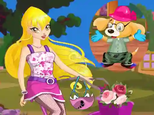 遊戲Winx Stella and Puppy在線