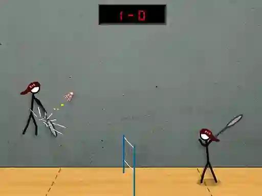 遊戲Stick Figure Badminton 2在線