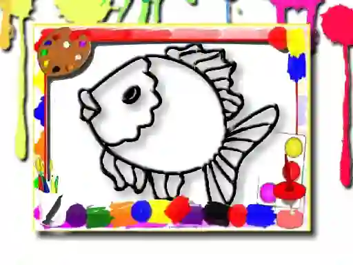 遊戲Fish Coloring Book在線